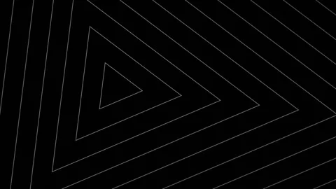 Geometric black background with successively appearing white triangles Stock Footage 166299227