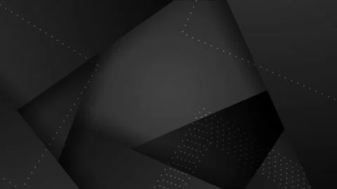 Geometric black design with elegant overlapping shapes in an abstract theme Stock Footage 310221079