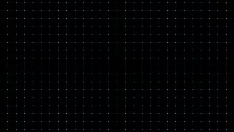 Geometric Black Grid Background Precision Design with Subtle Blue Dots Stock Footage 341780339