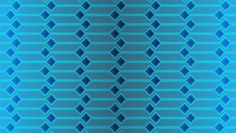 Geometric Blue Background with Diamond-Shaped Patterns and Gradient Effect Illustrazione stock