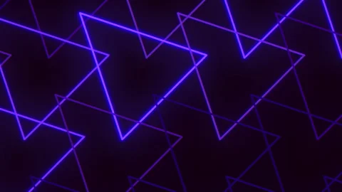 Geometric blue lines create intriguing pattern on dark background Stock Footage 285697339