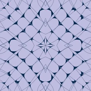 Geometric Blue Pattern Stock Illustration