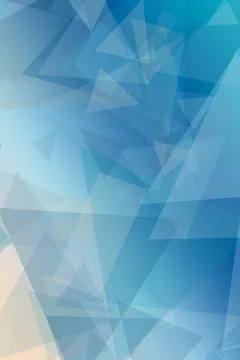 Geometric blue polygon abstract background with soft gradients and crisp fa.. 스톡 일러스트
