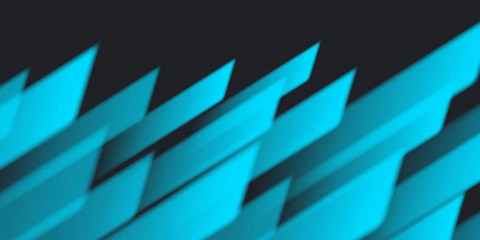 Geometric blue stripes, dynamic composition diagonal rectangular shapes in bl イラスト素材