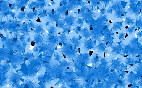 Geometric blue terrazzo pattern. Abstract colourful modern background. Stone Illustrazione stock