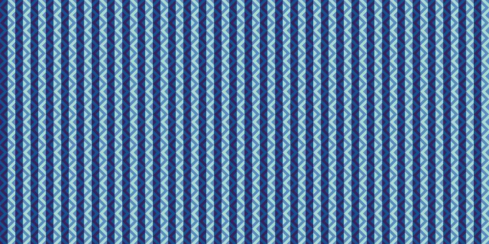 Geometric blue triangles abstract vector pattern background 库存插图