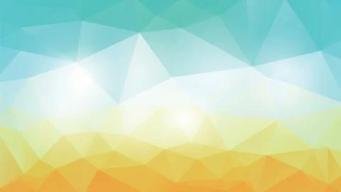 Geometric blue yellow background 스톡 일러스트