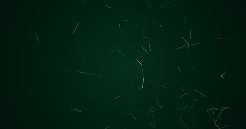 A geometric body of intertwined dots and lines rotates smoothly, gradually b Stock Footage 326358917