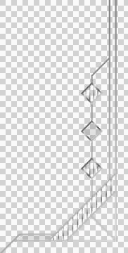 Geometric border is appearing in flat design on transparent backdrop with 스톡 일러스트