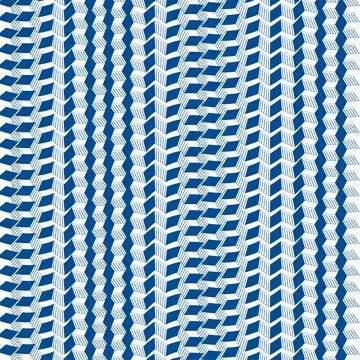 Geometric box pattern blue and white color abstract vector design Stock Illustration