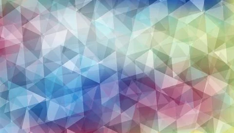 Geometric bright abstract background. Crumpled paper. Background design for m Stock Illustration
