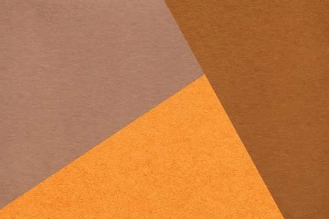 Geometric brown, orange and rust texture paper background for presentation, b Stockfoto's