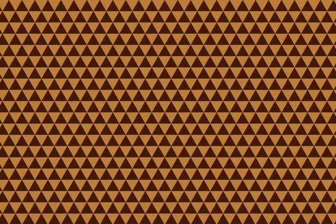 Geometric brown triangle seamless pattern background Stock Illustration