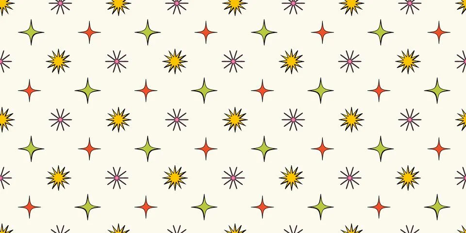 Geometric brutalist shapes seamless pattern. Brutal figure in trendy playfu.. 스톡 일러스트