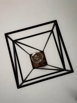 Geometric ceiling light Stock Photos