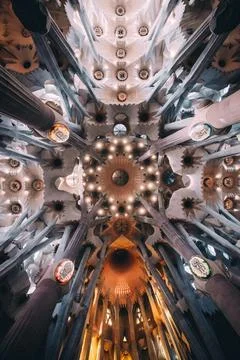 Geometric Ceiling Stock Photos