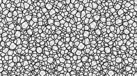 Geometric cell network pattern with black lines on white background for mod.. Stock Illustration
