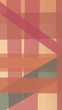 Geometric checkered abstract pattern in warm peach and terracotta hues crea.. Stock Illustration