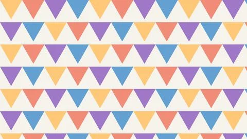 Geometric chevron pattern with alternating pastel triangles on seamless bac.. Stock Illustration