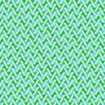 Geometric chevron pattern with green and blue gradient Stock Illustration