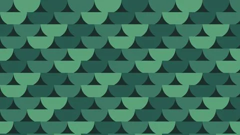 Geometric chevron pattern with teal and dark green stripes on seamless back.. Stock Illustration