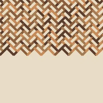 Geometric chevron pattern with warm brown gradient zigzag lines on light ba.. Stock Illustration