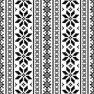 Geometric Christmas Ethnic pattern Stock Illustration