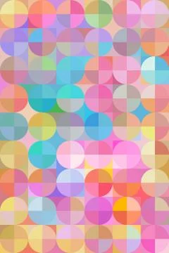 Geometric circle background Stock Illustration