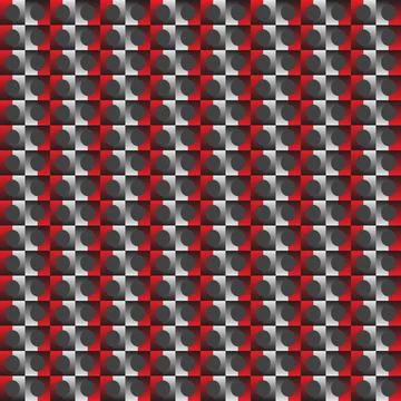 Geometric circle Block Pattern Background for Modern Industrial Decor Stock Illustration