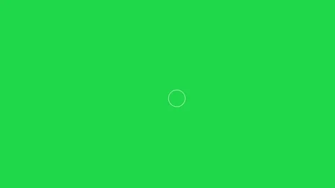 Geometric Circle Burst Effect Animated Element on Green Screen Background Stock Footage 338274856