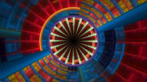 Geometric circle composition Stock Footage 993315