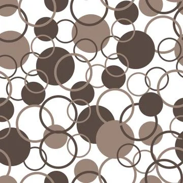 Geometric circle dot seamless pattern. Modern stylish texture for carpet, wra Stock Illustration