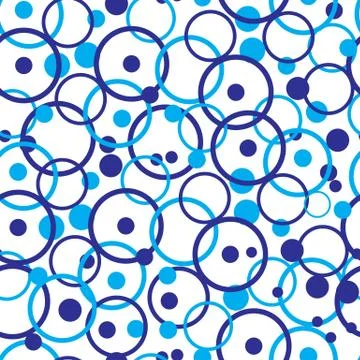 Geometric circle dot seamless pattern. Modern stylish texture for carpet, wra Stock Illustration