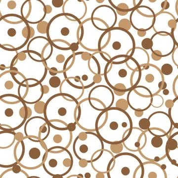 Geometric circle dot seamless pattern. Modern stylish texture for carpet, wra Stock Illustration
