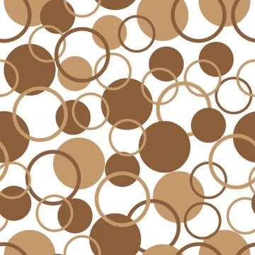 Geometric circle dot seamless pattern. Modern stylish texture for carpet, wra Stock Illustration
