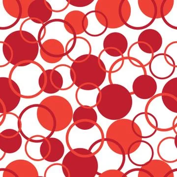 Geometric circle dot seamless pattern. Modern stylish texture for carpet, wra Stock Illustration