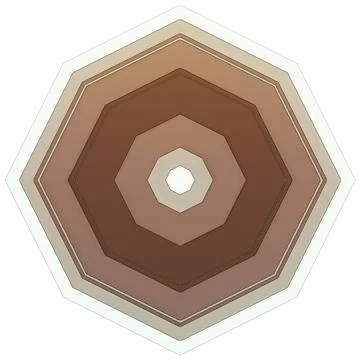 Geometric circle element for design. Abstract kaleidoscope fabric design. Stock Photos