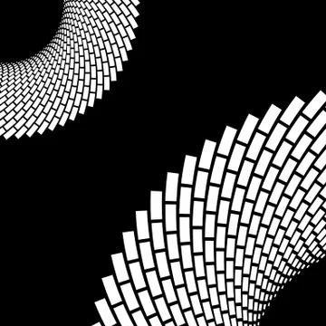 Geometric circle element with radial rectangle shapes イラスト素材