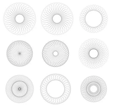 Geometric circle element(s). Abstract circular shape Illustrazione stock