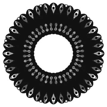 Geometric circle element(s), abstract random circle shape(s) 스톡 일러스트