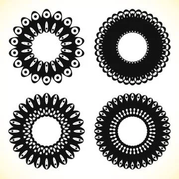 Geometric circle element(s), abstract random circle shape(s) 스톡 일러스트