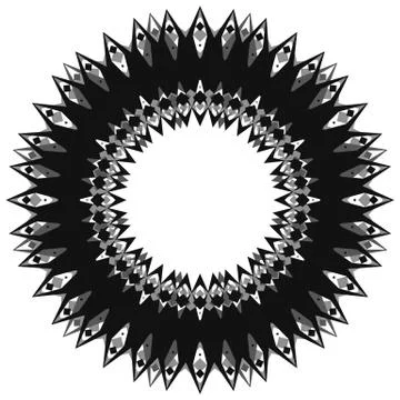 Geometric circle element(s), abstract random circle shape(s) Illustrazione stock