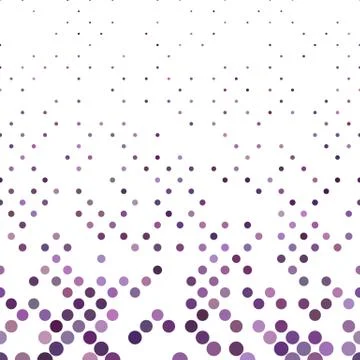 Geometric circle pattern background - graphic with small dots Illustrazione stock