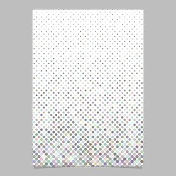 Geometric circle pattern background page template 스톡 일러스트