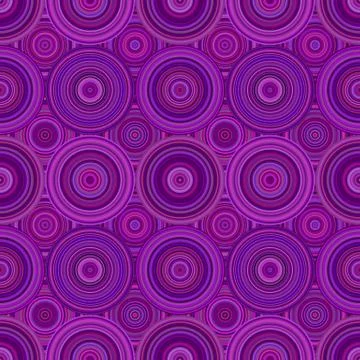 Geometric circle pattern background - repeatable design Stock Illustration