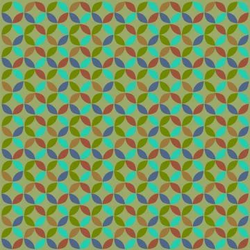 Geometric Circle Pattern Stock Illustration