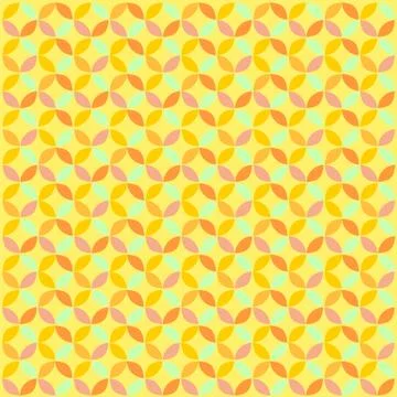 Geometric Circle Pattern Illustrazione stock