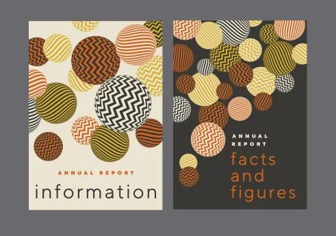 Geometric circle pattern vector illustration in retro 60s style. Vintage 1970 イラスト素材