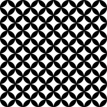 Geometric circle seamless star pattern. Abstract texture for textile. Stock Illustration