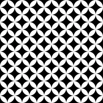 Geometric circle seamless star pattern. Abstract texture for textile. Stock Illustration